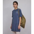 tシャツ ビンテージライクパルファムプリントビッグTシャツ レディース