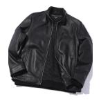 「MEN'S BIGI」 レザーブルゾン 01 ブラック メンズ