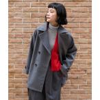 「FREAK'S STORE」 ピーコート フリ- グレー レディース