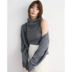 [FRAY I.D] вязаный ансамбль FREE серый женский 