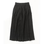 ショッピングスカーチョ パンツ プリーツフレアワイドパンツスカーチョ レディース