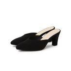 パンプス ポインテッドミュールパンプス