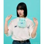 ポーチ 「ケアベア×Anui」ベアフェイス巾着 レディース