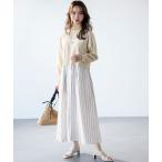 ワンピース 「2SET」シャツワンピ × ニット セット