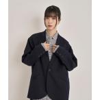 ジャケット テーラードジャケット 「Nora Lily」Shadow Stripe Design Jacket メンズ レディース