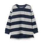tシャツ 「365D.」ボーダー袖リブワイドロンT キッズ 子供服 男の子 女の子