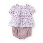 ベビー 花柄チュニックパンツセット