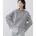 tシャツ ボーダーワイドカットソー レディース