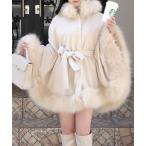 「ROYAL PARTY」 ポンチョ FREE オフホワイト レディース