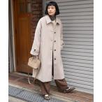 [FREAK'S STORE] пальто с отложным воротником свободный бежевый женский 