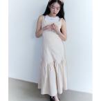 ワンピース stretch denim one-piece