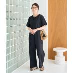 サロペット オーバーオール 限定展開 リラックス フロント ボタン 半袖 オールインワン レディース