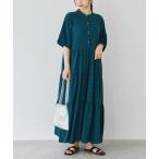 ワンピース 「洗える」ティアードワンピース