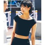 tシャツ 「Hurley/ハーレー」レディース丈短Tシャツ オフショルダートップす ヨガ フィットネス RIB OFF SHOULDER TEE レデ