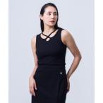 ショッピングhurley タンクトップ ノースリーブ 「Hurley/ハーレー」レディースリブタンクトップ　RIB STRING TANK レディース