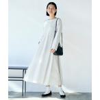 ショッピングミモレ丈 ワンピース サニークラウズ　ジャカード模様の白魔女ワンピース「レディース」