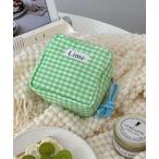 ポーチ 「urge select」ギンガムチェック スクエア ミニポーチ レディース