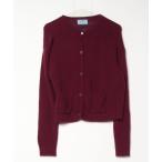 ショッピングPRADA 「PRADA」 ニットカーディガン 38 レッド レディース