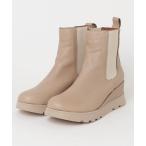 「BUENO」 ショートブーツ 39 ベージュ レディース