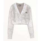 「DIESEL」 ニットカーディガン MEDIUM グレー レディース