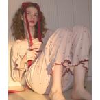 パジャマ ルームウェア 「Fruit of the Loom」ハートプリントルームウエア レディース