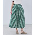 スカート nicholson & nicholson | ウォッシュドコットン Aラインスカート WOMEN