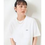 tシャツ LACOSTE/ラコステ ワンポイントポケットTシャツ/アウトラインクロックポケットTシャツ レディース