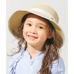 帽子 ハット リボンストローハット キッズ 子供 女の子