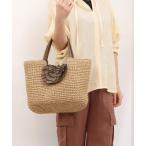 かごバッグ カゴバッグ カシュカシュ cachecache / フリルフラップクロッシェトート