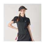 uv cut блуза рубашка [VIVA HEART/GOLF] тюльпан рукав двойной сетка короткий рукав Polo женский 