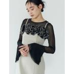 ドレス LADYコサージュキャミワンピース