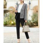  выставить твид no color жакет талия лента имеется конические брюки выставить костюм формальный церемония церемония окончания .. тип входить . тип 