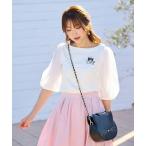 tシャツ 「22fabric」リボンコレクター/カットソー レディース