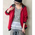 タンクトップ ノースリーブ 裾シアーフリルタンクトップ レディース