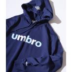 パーカー UMBRO アンブロ 裏毛 フロントプリント フーディ メンズ レディース