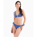 ショッピングビキニ 水着 「エンポリオ アルマーニ」ASV トライアングルビキニ テクスチャードリサイクル素材 レディース