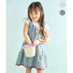 ワンピース ギンガム ドッキングワンピース キッズ 子供服 女の子