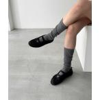 靴下 El mar　リブハイソックス レディース