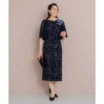 ドレス 「chaco」フロッキーオーガンジードレス/結婚式/パーティー/クルージング