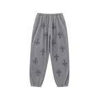 スウェットパンツ ジャージ スウェットパンツ|WASH GREYxBLACK CROSS JOGGER|Unknown London メンズ