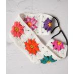 ヘアバンド 「 Port / ポート 」 クロシェ カラフル ヘアバンド / カチューム / フラワー_