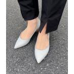 パンプス ポインテッドフラットシューズ