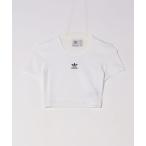 tシャツ adidas アディダス W ESS RIB TEE ショートスリーブ JC9026 WHITE レディース