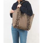 ショッピングフリル トートバッグ 「SETUP7」フリルデザイントート SNBD レディース