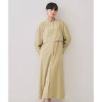 ワンピース 「andGIRL掲載」ビスチェセットシャツワンピース「洗濯機洗い可」