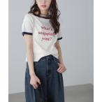 tシャツ レトロロゴリンガーTシャツ レディース
