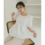 ブラウス シャツ 「Kanako×Olu.」ジャガードパフスリーブトップス レディース