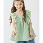 ブラウス シャツ ぽこぽこノースリーブフリルブラウス キッズ 子供服 女の子