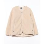 「GYMPHLEX」 ジップアップブルゾン 14 ベージュ レディース