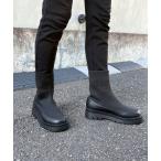 ショッピングニットブーツ 「Dhyana.」 ブーツ 35 ブラック レディース